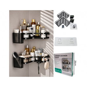 ORGANIZADOR METAL RACK PARA BA&Ntilde;O 4PZAS- 