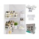  ORGANIZADOR METAL RACK PARA BAÑO 5 PZAS