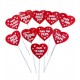  CORAZON 15 CM CON VARILLA DIA DEL PADRE