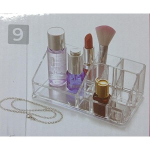 ORGANIZADOR COSMETICO ACRILICO 9 DIVISIONES