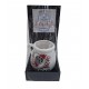  MATE CERAMICA RIVER EN EXHIBIDOR MADERA