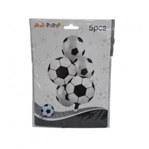 SET X 5 GLOBOS  PELOTA DE FUTBOL