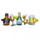 GLOBO GUIRNALDA METALIZADA CERVECERO 75X25