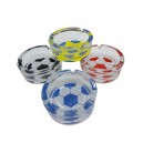 CENICERO VIDRIO GRUESO 10 CM FUTBOL