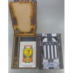 JUEGO DE TRUCO EN CAJA MADERA TALLERES