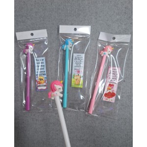 LAPICERA APLIQUE UNICORNIO +TARJETITA +BOLSA