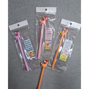 LAPICERA APLIQUE BAMBI + TARJETITA AMISTAD + BOLSA
