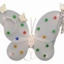 ALAS DE MARIPOSA CON VARITA Y VINCHA BLANCA