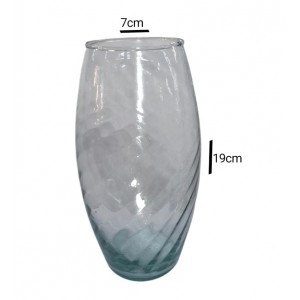 FLORERO VIDRIO CAMI 19 CM 