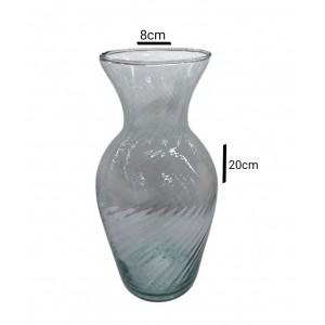FLORERO IRIS VIDRIO 19 CM