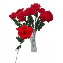 ROSA ABIERTA ATERCIOPELADO 60 CM