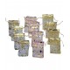 BOLSA ORGANZA 7X11 CON STAMPING DORADO
