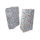 SOBRES X 50U COTILLON ESTRELLAS FONDO BLANCO