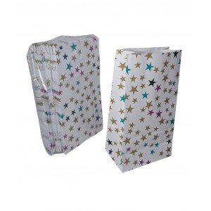 SOBRES X 50U COTILLON ESTRELLAS FONDO BLANCO