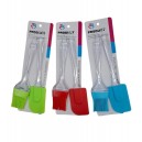 SET ESPATULA Y PINCEL SILICONA MANGO ACRILICO