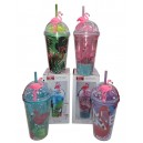 VASO ACRILICO DOBLE PARED 450CC CON SORBETE