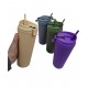 VASO DOIBLE PARED CON TAPA Y SORBETE 700CC