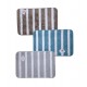 ALFOMBRA POLYESTER Y GOMA RAYADA 60X40