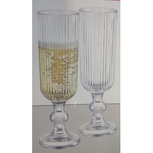 COPAS CHAMPAGNE X 6 LINES- VIDRIO