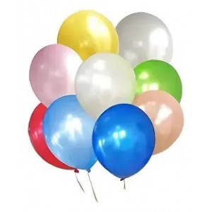 GLOBOS PERLADOS 12" X 25U MULTICOLOR
