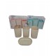 SET PARA EL BAÑO 4 PZAS EN CAJA PVC