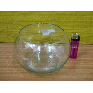 PECERA DE VIDRIO N&deg; 3 TRANSPARENTE 11X9,5
