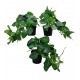 MACETA 8 CM CON PLANTA VERDE ARTIFICIAL