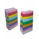  SOBRES X 50U COTILLON RAYAS MULTICOLOR